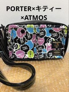 PORTER×キティー×ATMOS エナメルミニショルダーバッグ