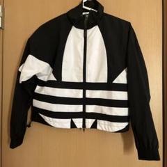 adidas LRG LOGO TT ウィンドブレーカー 黒/白