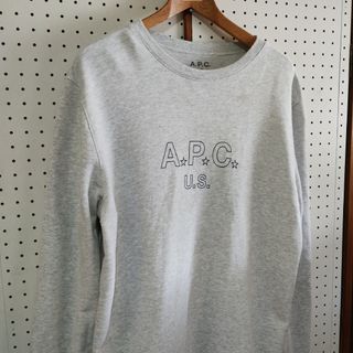 A.P.C. (アーペーセー) US企画アメリカ製 USロゴスウェット　XL